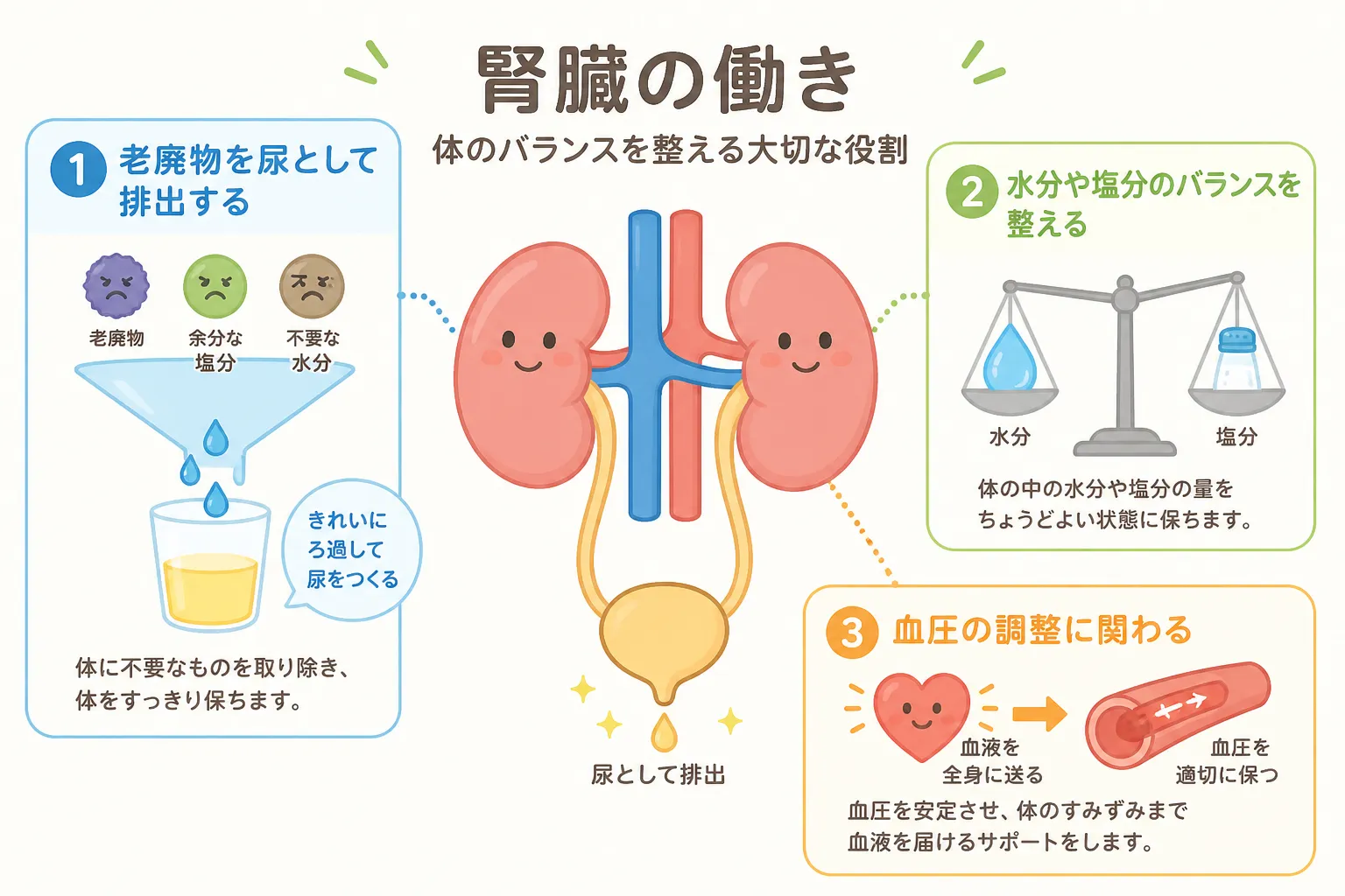 むくみやすい・疲れやすい…それ、腎機能低下のサインかもしれません